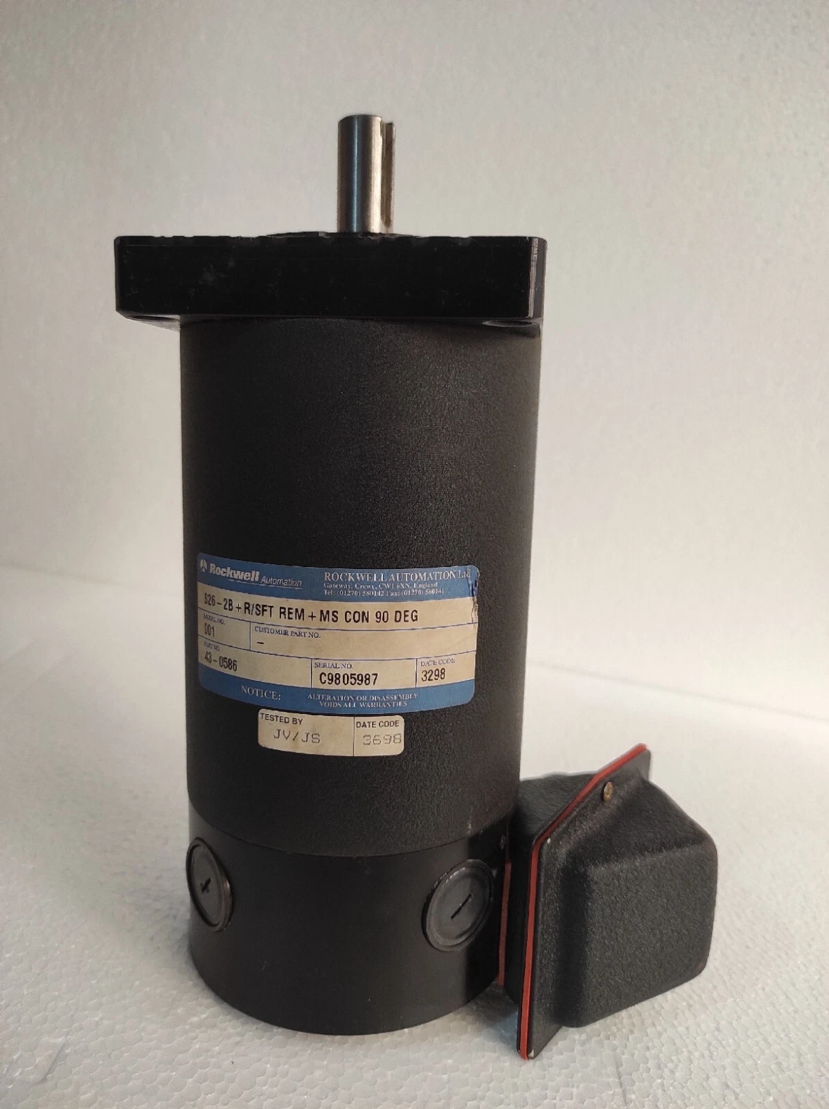 Rockwell S26-2B+R/SFT REM+MS  CON 90 Deg P/N 43-0586 Model 001